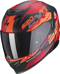 Kask SCORPION EXO-520 AIR COVER mat red